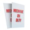 Signmission Mechanic On Duty, Plastic Signs Only 24 Inch x 36 Inch, Corrugated Plastic, 2PK CSB-2436-2PACK-Mechanic On Duty - alternate 1