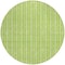 Homeroots 8' Lime Green And Ivory Round Striped Washable Indoor Outdoor Area Rug 595879 - alternate 2