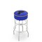 Holland Bar Stool Co 30" St Louis Blues Cushion Seat, 2-Ring Chrome Swivel Bar Stool L7C130STLBlu - alternate 1