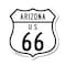 Signmission Arizona Route Marker Shield Sign Us 66, 6 Inch X 6 Inch, Plastic Sign SHI-P-6-360 - alternate 1