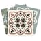 Homeroots 5" X 5" Vintage Sage Mosaic Peel And Stick Removable Tiles 390859 - alternate 2