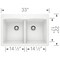 Blanco Diamond Equal Double Dual Deck, White 440221 - alternate 2