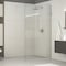 Fab Glass And Mirror Fixed Shower Screen for Bathroom | Chrome Finish | Water Repellent | 3/8in Tempered Glass Shower MSD1-30-72CH - alternate 5