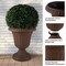 Pure Garden Outdoor Planter 2-Pack 16x18 in Urn Planters Plastic Plant Pots for Indoor or Outdoor 50-LG1427 - alternate 3