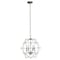 Homeroots Nickel Candle Style Metal Ceiling Light With Nickel Shades 651667 - alternate 1