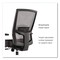 Union & Scale Workspace2.0 500 Series Task Chair, Supports Up to 300 lb, 17.8" - 22.8" Seat Height, Black 51972 - alternate 3