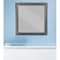 Homeroots 38" Gray Square Wood Framed Accent Mirror 347120 - alternate 2