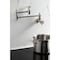 Kingston Brass Wall Mount Pot Filler Faucet, Polished Nickel KS3106CG - alternate 4