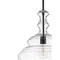 Jonathan Y Bettina 13.37" Glass/Metal LED Pendant, Oil Rubbed Bronze/Clear JYL6402B - alternate 8