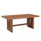 Homeroots 75" Brown Solid Wood Trestle Base Dining Table 554339 - alternate 7