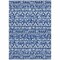 Homeroots 8' X 10' Navy Blue And Ivory Southwestern Washable Indoor Outdoor Area Rug 594181 - alternate 7
