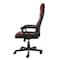 Elama High Back Adjustable Faux Leather Office Chair in Black and Red Trim ELM-F-001 - alternate 4