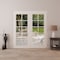 Vdomdoors Front Exterior Prehung Metal-Plastic Double Doors Clear Glass / MANUX 8100 White Silk / Office Comm MANUX8100DEXD-WS-W72xH80-LH-I - alternate 3