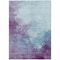 Homeroots 8' X 10' Sky Blue And Purple Abstract Washable Indoor Outdoor Area Rug 604842 - alternate 4