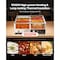 Vevor Commercial Food Warmer 1500W Buffet Bain Marie with Lid and 6 Food Pans SKT1/1*3 - alternate 5