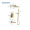 Kibi Cube Pressure Balanced 3-Function Shower System, Rough-In Valve KSF406BB - alternate 4