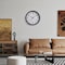 Clockswise 14-inch Non-Ticking Quartz Wall Clock with Thermometer & Hygrometer - Battery Operated QI004748.BK.14 - alternate 6