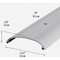 M-D Building Products Building Products 3-1/2'' x 5/8'' x 36'' Silver Aluminum Commercial Dome Top Low-Profile Threshold 11205 - alternate 4