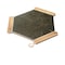 Apollo Tile Aureole 8.66 in. x 9.84 in. Matte Jet Black and Brown Porcelain Hexagon Wall and Floor Tile (8.07 sq ft/case) - 18 Sheets APLENC88GRFA - alternate 7