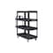 Rubbermaid Commercial Utility Cart with Lipped Plastic Shelves, 700 lb Load Capacity, 4 Shelves, 55 in L, 26 in W 2128657 - alternate 1