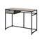 Homeroots 42" Taupe and Black Computer Desk 333417 - alternate 2