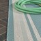 Jonathan Y James Modern Border Stripe Aqua/Beige 2 ft. x 8 ft. Indoor/Outdoor Runner Rug SMB201B-28 - alternate 6