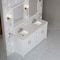 James Martin Vanities Bellshire 72" Double Vanity, Bright White w/ 3 CM Siberian Silestone Top 660-V72-BW-3SFR - alternate 3