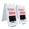 Signmission Flat Screen Tv Repair, A-Frame & 2 Decals Installed, Heavy-Duty Plastic Frame SBHD-D-2436-Flat Screen Tv Repair - alternate 3