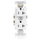 Leviton Duplex Outlet, White 20A 125V 5362-S1W - alternate 1