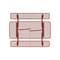 Leisure Craft Rectangle Portable Picnic Table, Red, 6 ft L T6XPP-RED - alternate 3