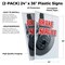 Signmission Brake Service, Plastic Signs Only 24 Inch x 36 Inch, Corrugated Plastic, 2PK CSB-2436-2PACK-Brake Service - alternate 2