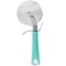Martha Stewart Everyday Stainless Steel Drexler Pizza Cutter in Turquoise 138319.01 - alternate 1