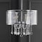 Jonathan Y Avah 17" Metal/Crystal Adjustable LED Drop Chandelier, Chrome JYL7466A - alternate 9