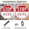 Signmission Stop Here, 10 Inch X 10 Inch, Aluminum Metal Signs OC-A-10-233 - alternate 2