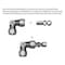 Hoke Reducer: R: Connects Fractional Tube to Fractional Port: 1/4in x 1/8in, Brass Construction 4R2BR - alternate 2