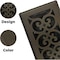Sierra Grates 4 in. H X 10 in. W Powder Coat Steel, Metallic Bronze Floor Register VIC410-BRZ - alternate 4