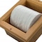 Homeroots Traditional Solid Teak Recessed Wall Mount Toilet Paper Holder 475867 - alternate 5