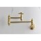 Kingston Brass Wall Mount Pot Filler Faucet, Brushed Brass KS3107RX - alternate 3