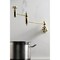 Kingston Brass Wall Mount Pot Filler Faucet with Knurled Handle, Polished Brass KS3102RKZ - alternate 3