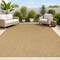 Jonathan Y Solana Boho Easy Jute Rustic Solid Color Natural 4 ft. x 6 ft. Indoor/Outdoor Area Rug FXV100A-4 - alternate 1