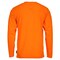 Dome75 Hi-Vis Long Sleeve Shirt, Non-ANSI/Enhanced Visibility, Poly/Jersey, Hi-Vis Orange, MD DSL2601 - alternate 4