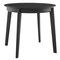 Homeroots 36" Black Rounded Dining Table 544274 - alternate 5