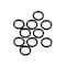 Forney EPDM 3/8 In. x 9/16 In. Pressure Washer O-Ring, 10PK 75192 - alternate 3