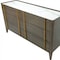 Homeroots 59" Dark Brown Solid Wood Six Drawer Double Dresser 473110 - alternate 4