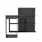 Homeroots 48" Gray L Shape Computer Desk 403797 - alternate 1