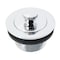 Kingston Brass 1-1/2-Inch Brass Lift & Lock Bathtub Drain, Polished Chrome DLT2081 - alternate 1