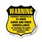 Signmission 24 Hour Surveillance Shield Sign Warning, 18 Inch X 18 Inch, Vinyl Decal SHI-D-18-354 - alternate 1