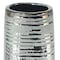 Homeroots 40" Silver Striped Tapered Ceramic Floor Vase 576735 - alternate 3