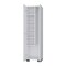 Homeroots 20in White and Black Wood Accent Cabinet With Two Doors 552279 - alternate 3