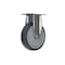 Vestil Dark Gray Rigid Thermoplastic Polyurethane Rubber Caster 5 x 1 1/4 CST-B28-5X1TPR-R - alternate 1